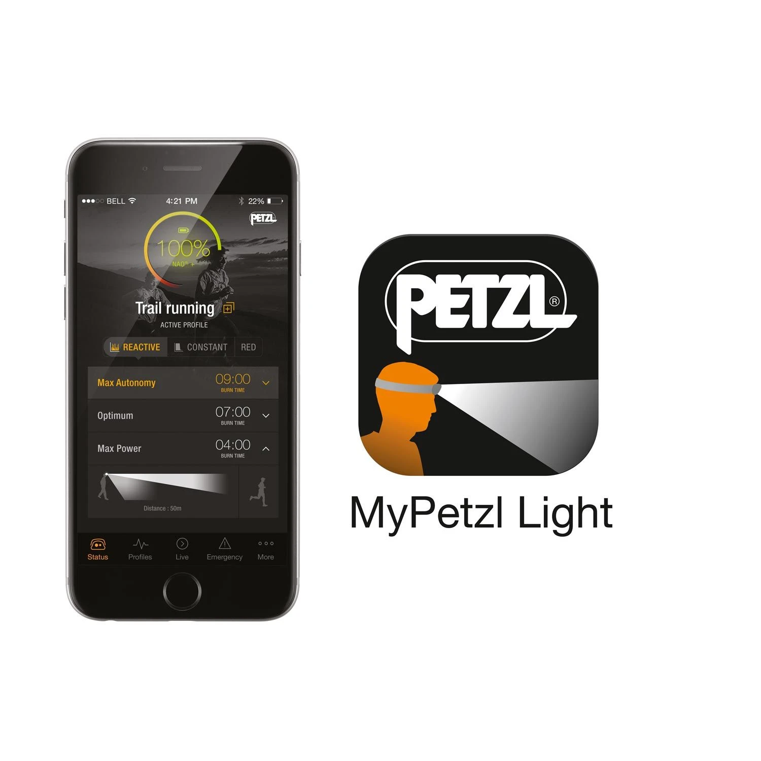 Petzl NAO+ STIRNLAMPE – Bild 3