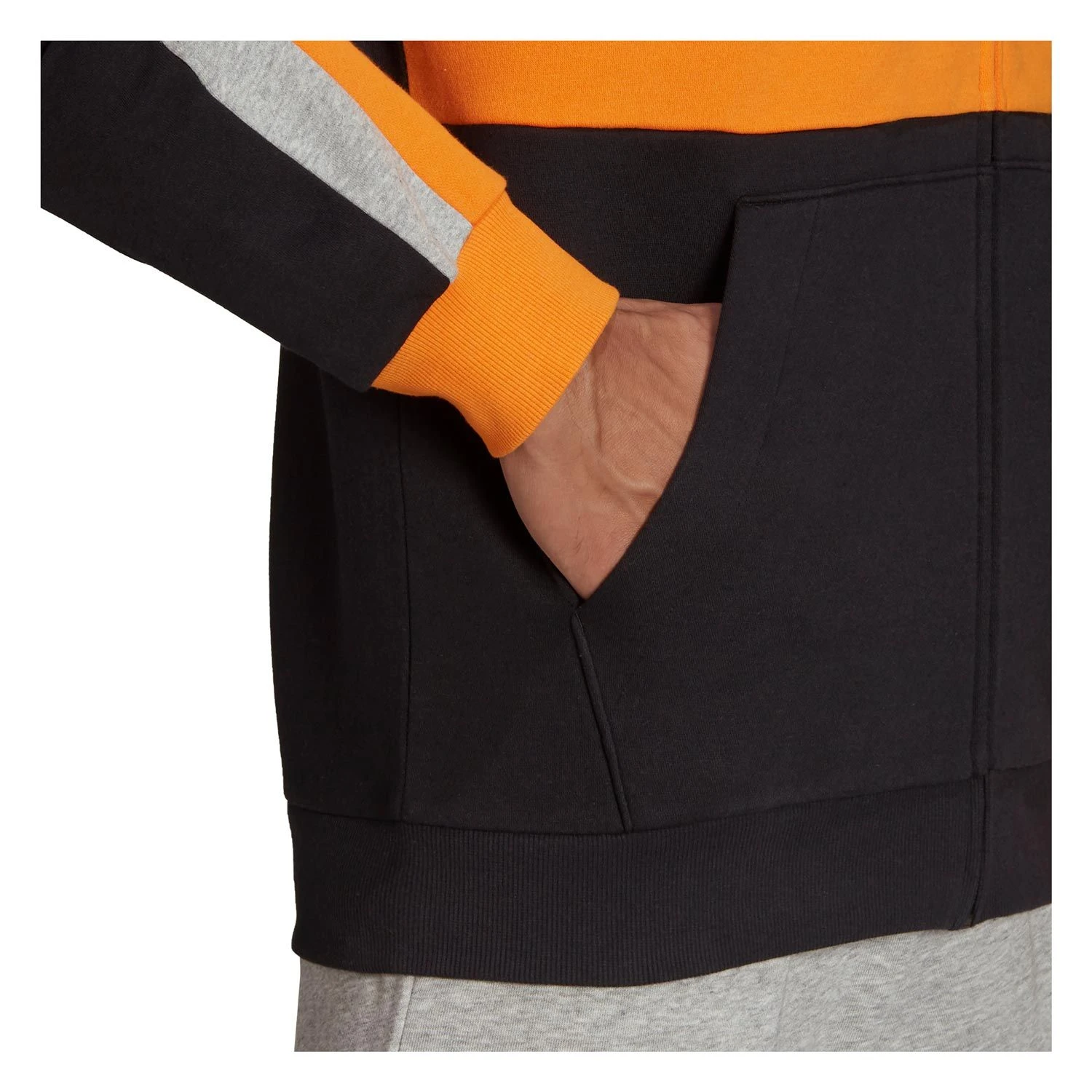 ADIDAS HERREN ESSENTIALS COLORBLOCK HOODIE – Bild 5