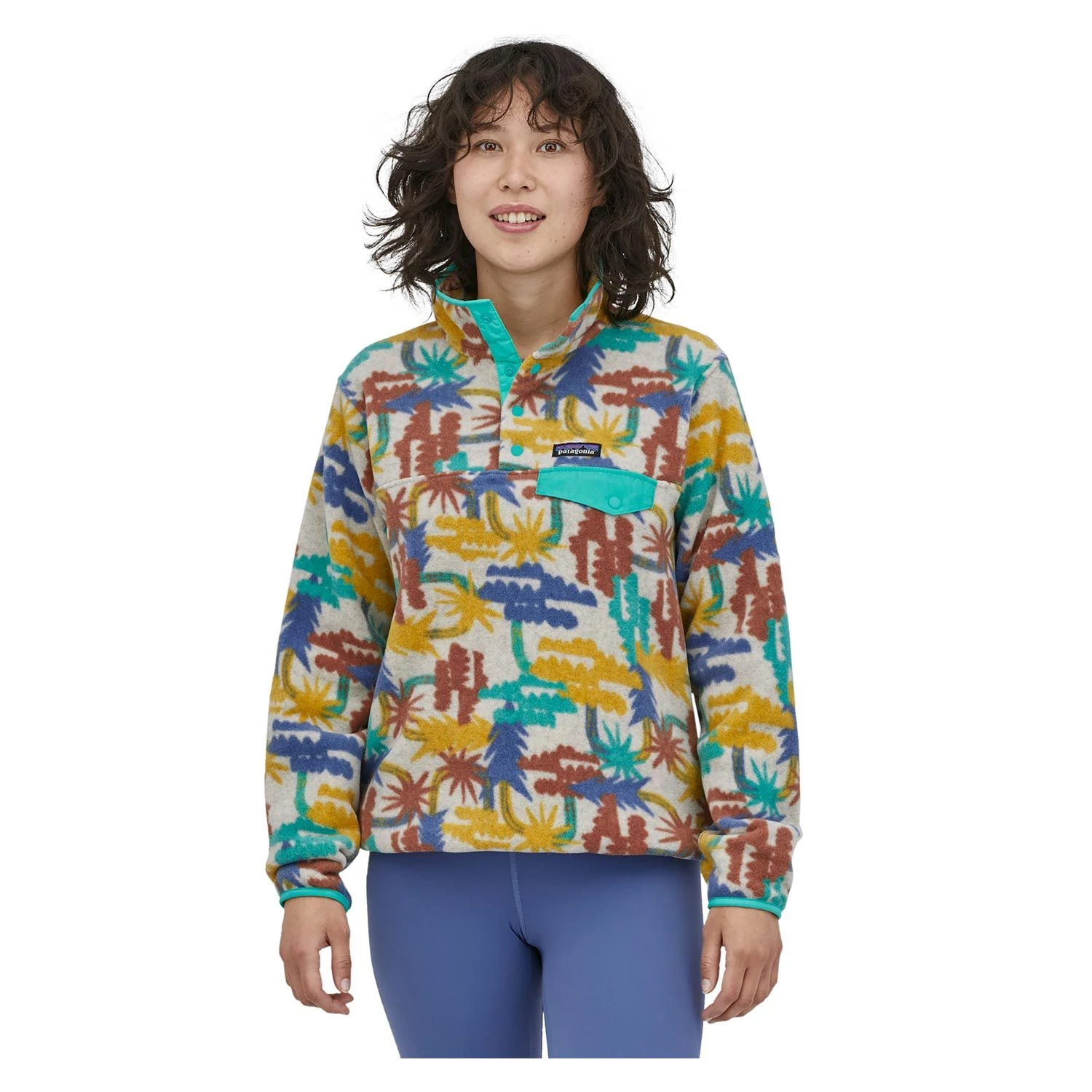 Patagonia DAMEN FLEECEPULLOVER LIGHTWEIGHT SYNCHILLA SNAP-T – Bild 2