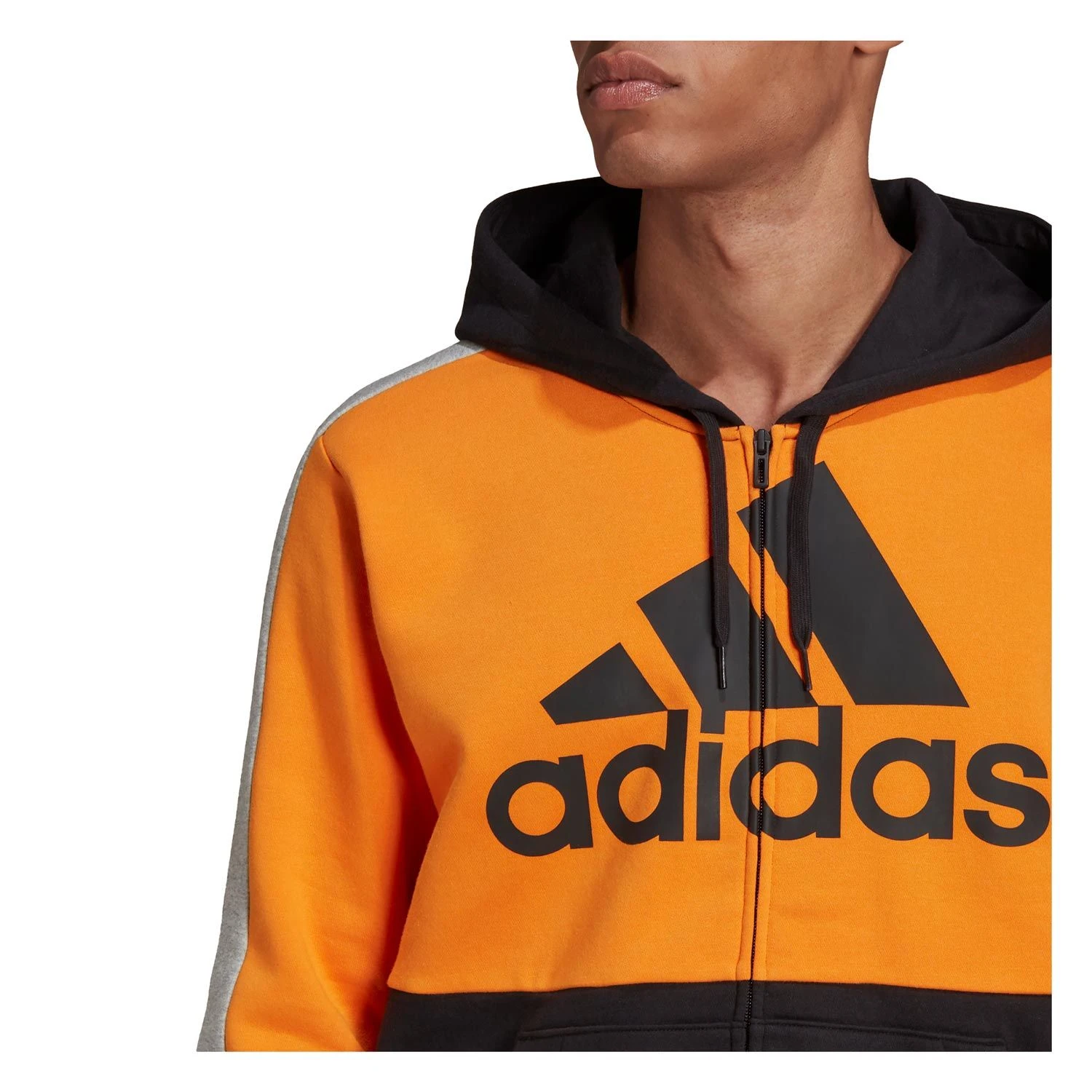 ADIDAS HERREN ESSENTIALS COLORBLOCK HOODIE – Bild 4